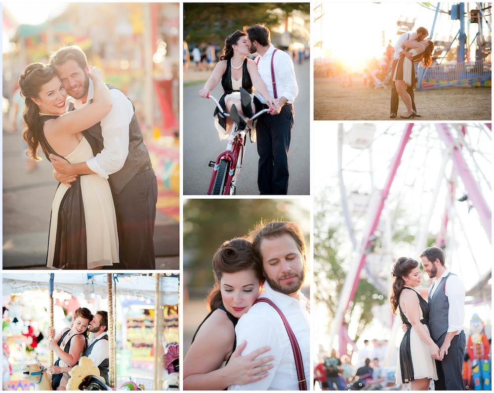 vintage engagement session cincinnati